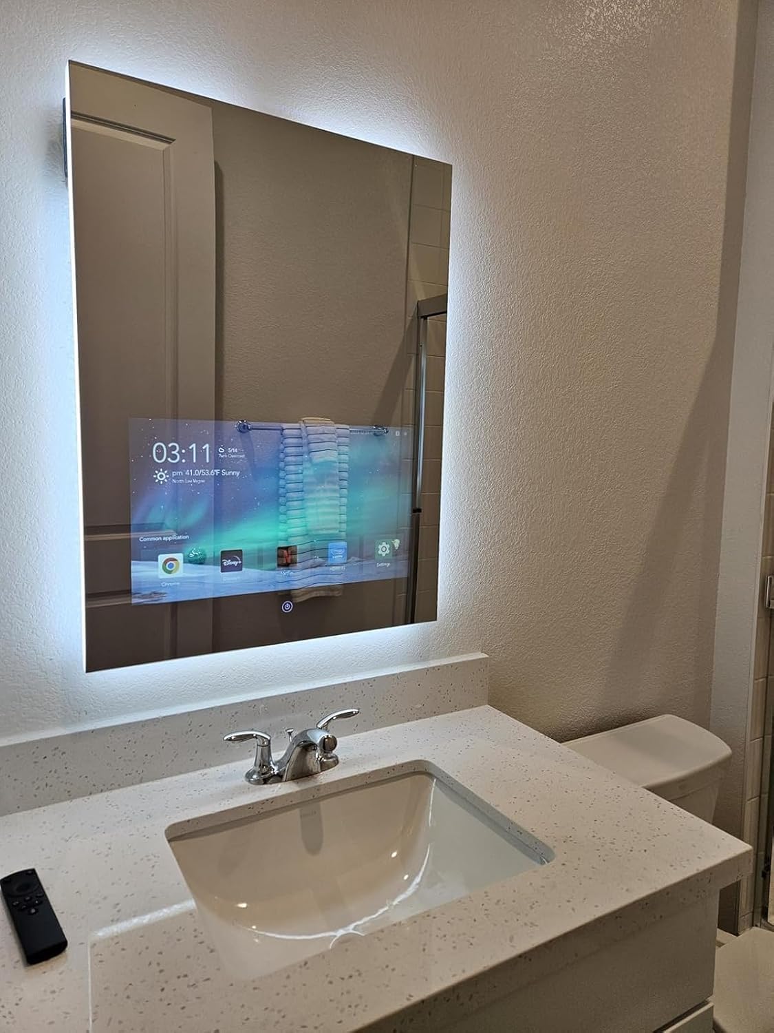 Smart Vanity Mirror with LED Glow