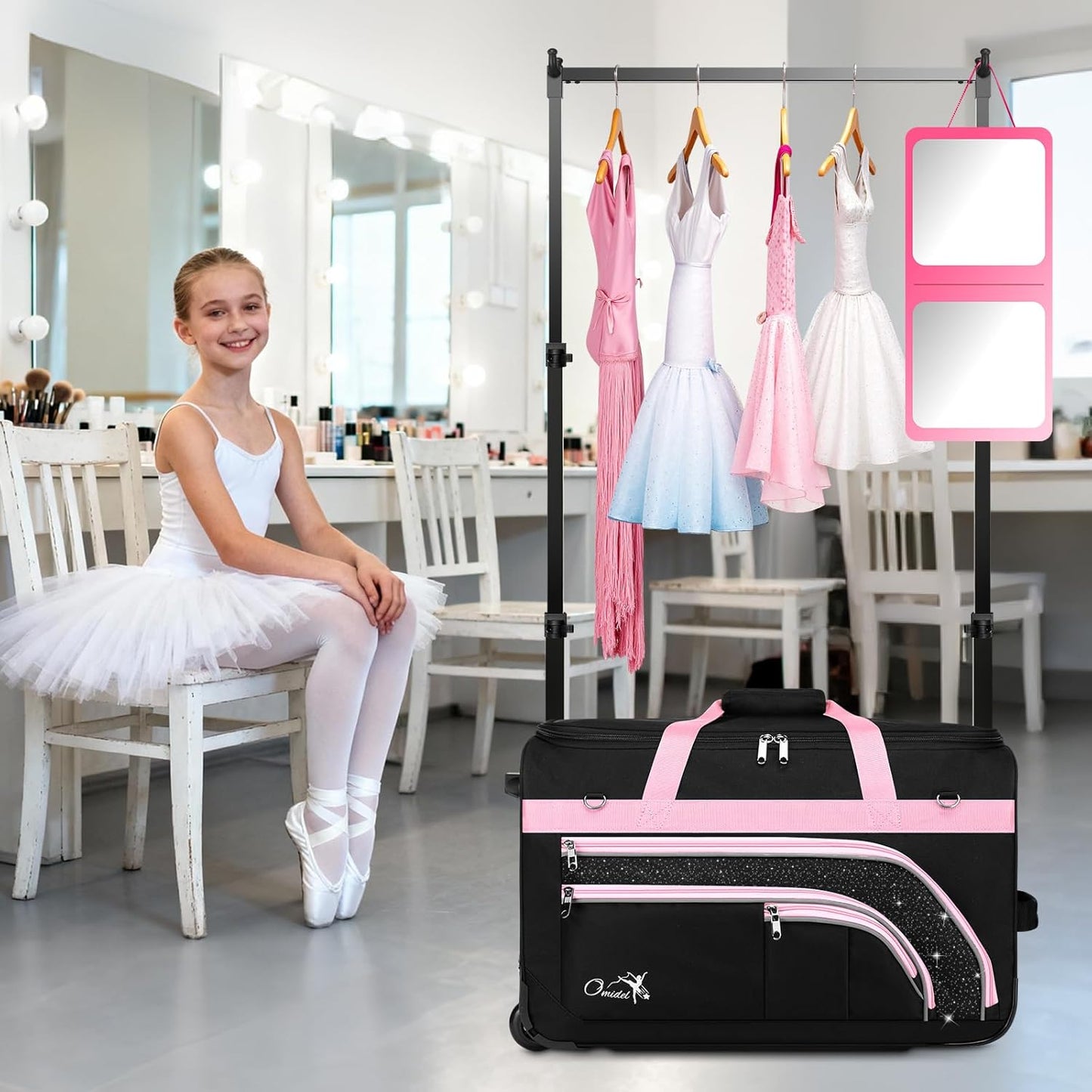 Dance Suitcase with Garment Rack