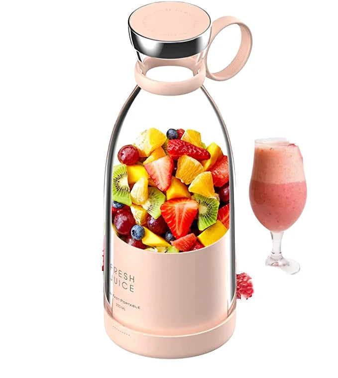 Portable USB Electric Smoothie Blender – 420ml Travel Juicer