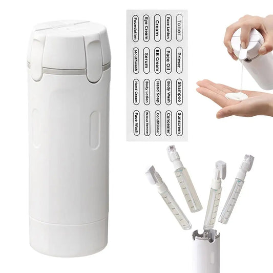 4-in-1 Portable Travel Dispenser Set (30ml × 4)