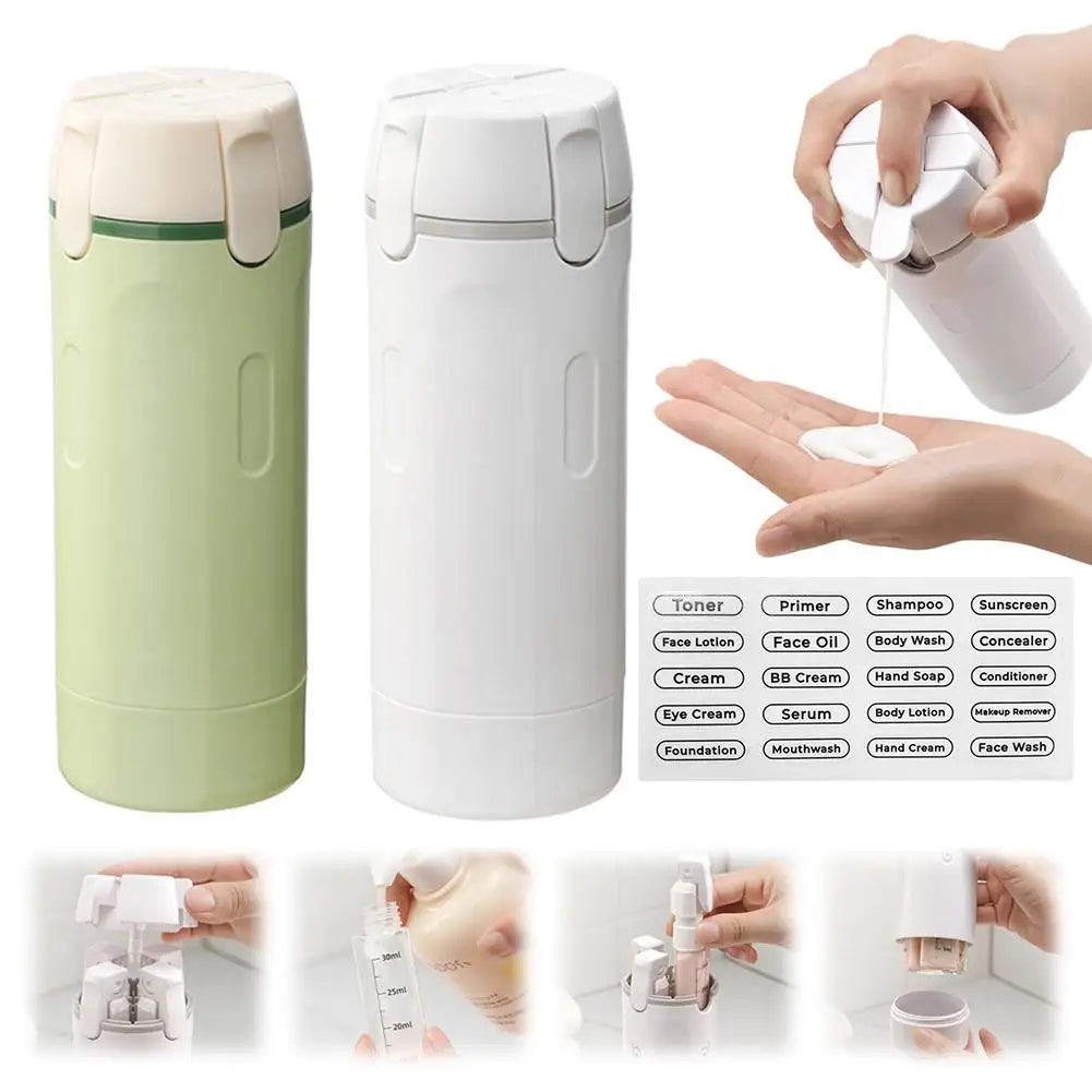 4-in-1 Portable Travel Dispenser Set (30ml × 4)