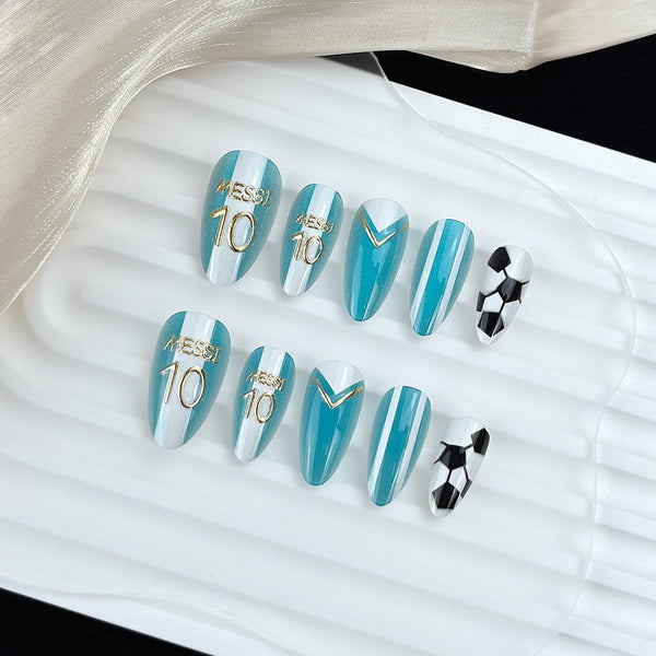 Argentina Soccer Nail Art Kit