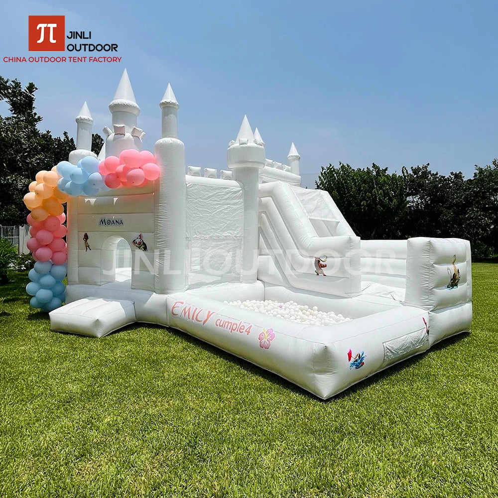 Princess Castle Inflatable Bounce House with Blower