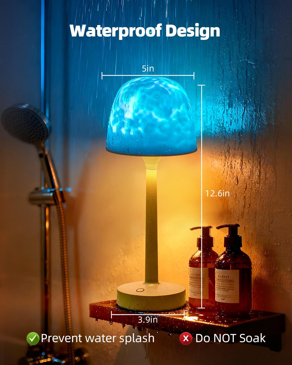 Ocean Wave Shower Light
