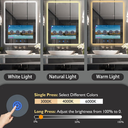 Smart Vanity Mirror with LED Glow
