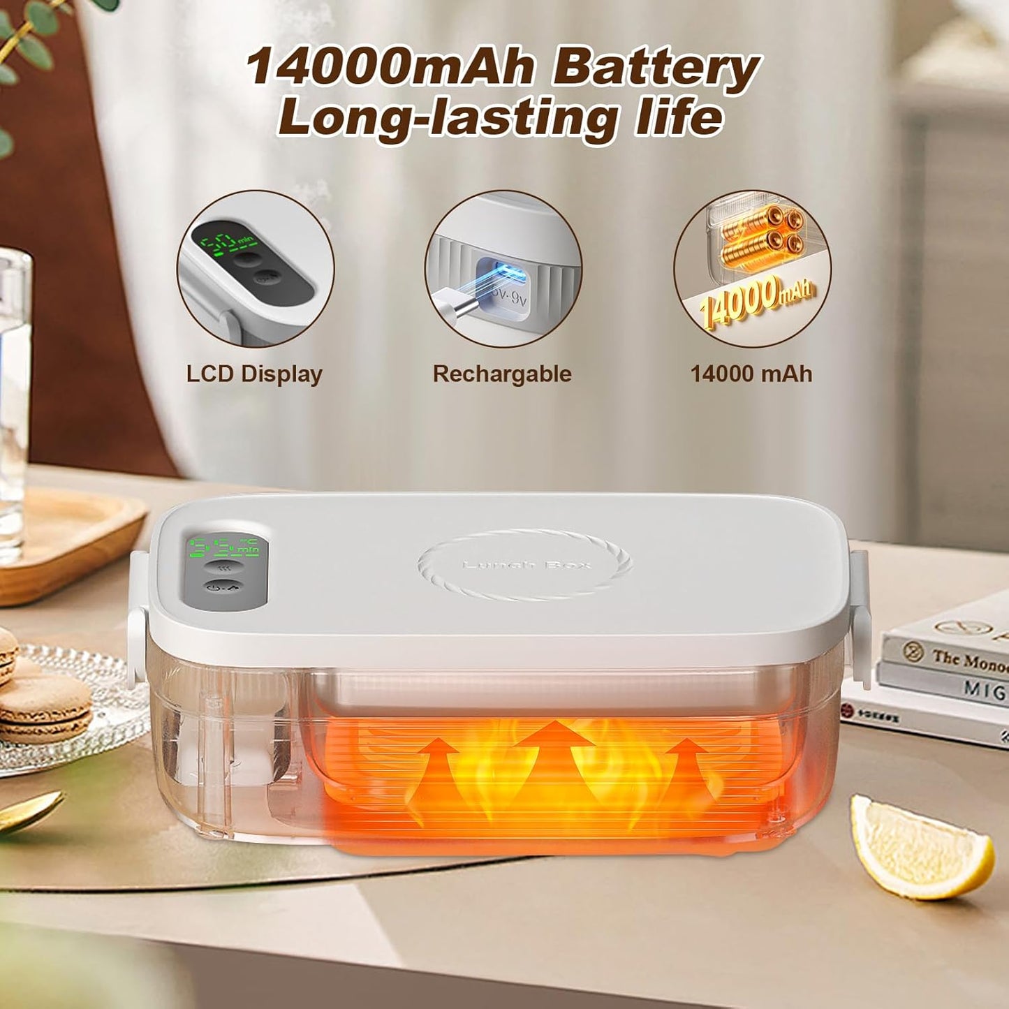 Portable Heated Lunch Box