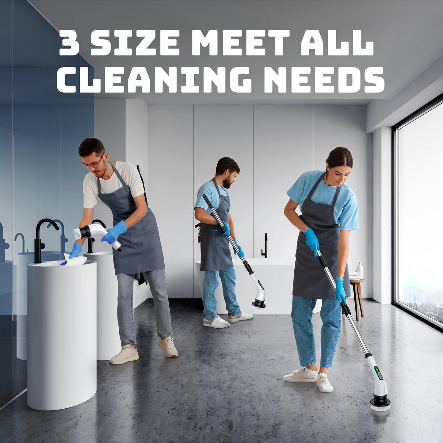 Effortless Spin Scrubber Cleaner
