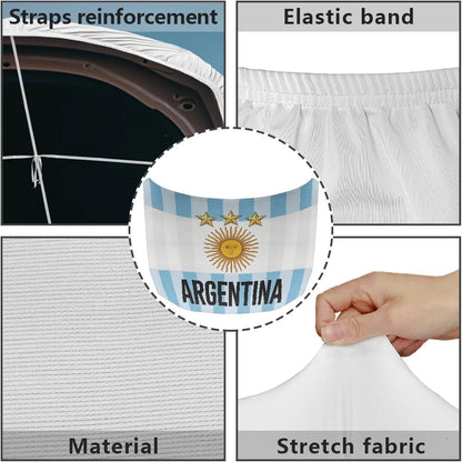 Argentina Flag Car Hood Cover