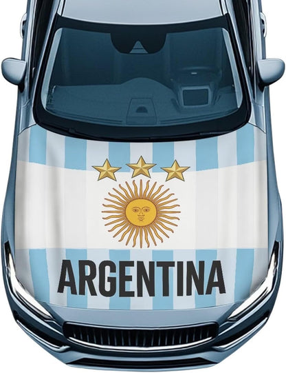 Argentina Flag Car Hood Cover