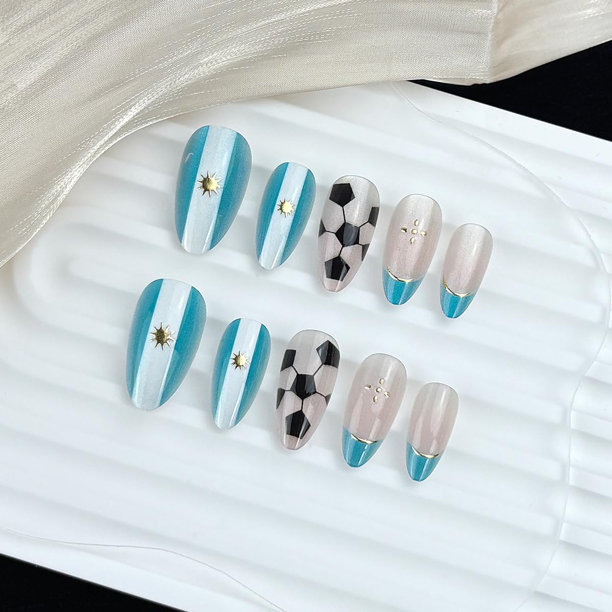 Argentina Soccer Nail Art Kit