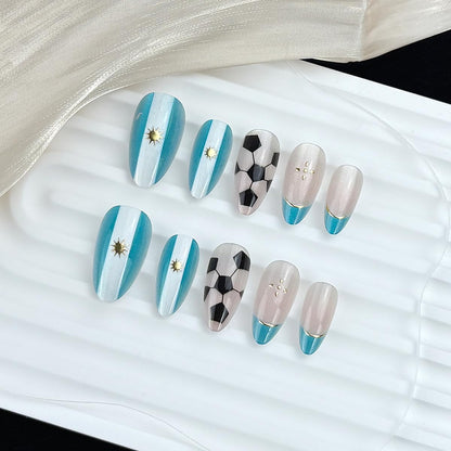 Argentina Soccer Nail Art Kit
