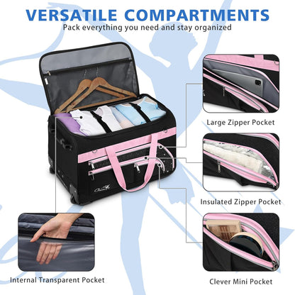 Dance Suitcase with Garment Rack