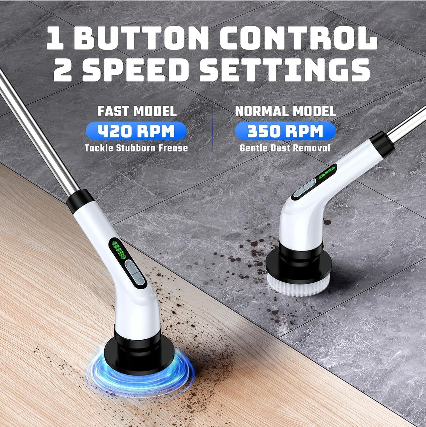 Effortless Spin Scrubber Cleaner
