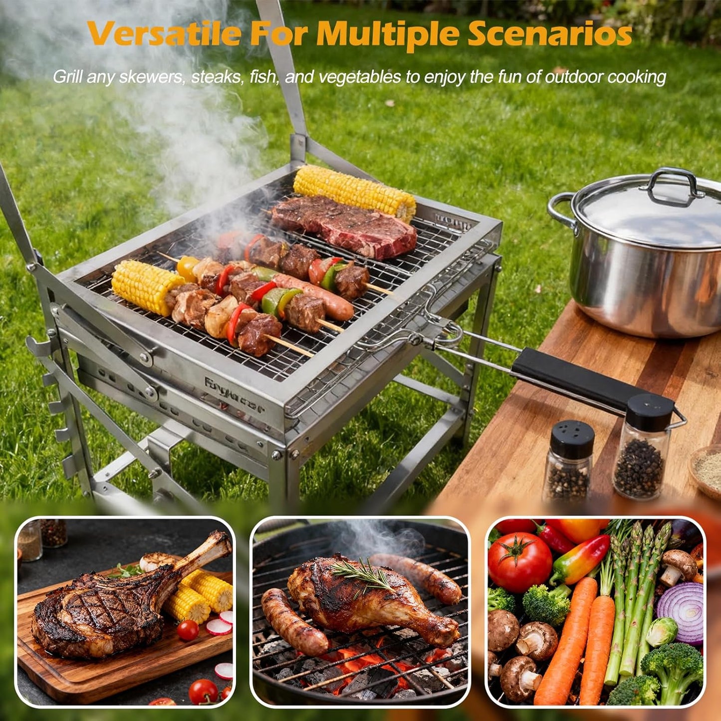 Ultimate Outdoor Charcoal Grill