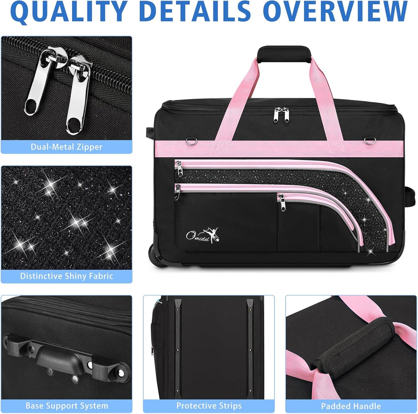 Dance Suitcase with Garment Rack