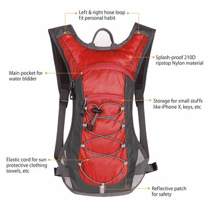 Hydration Pack with 2L Water Bladder – 70 oz Backpack