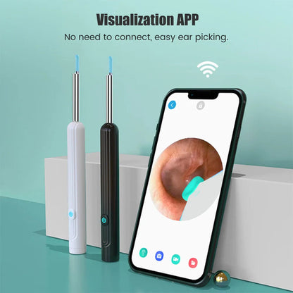Smart Visual Earpick Ear Wax Removal Tool Endoscope Spoon 1296P HD Ear