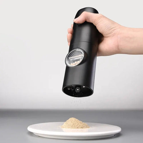 Rechargeable USB Electric Automatic Salt and Pepper Grinder Set