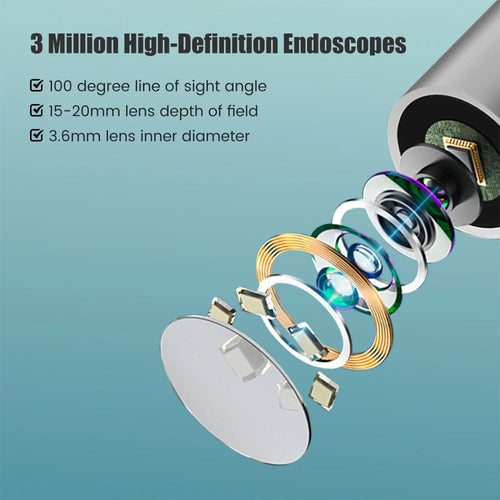 Smart Visual Earpick Ear Wax Removal Tool Endoscope Spoon 1296P HD Ear