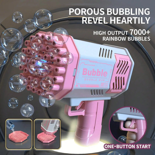 Electric Bubble Gun Launcher for Kids