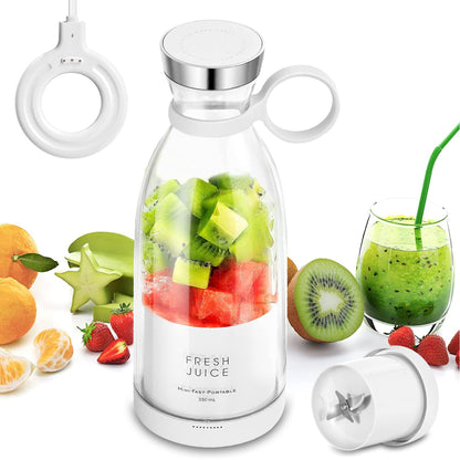 Portable USB Electric Smoothie Blender – 420ml Travel Juicer