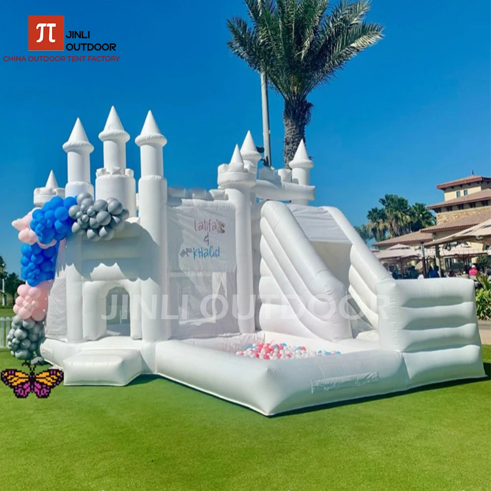 Princess Castle Inflatable Bounce House with Blower