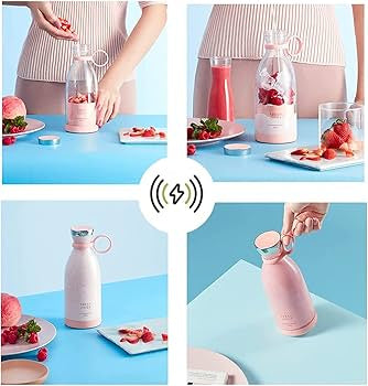 Portable USB Electric Smoothie Blender – 420ml Travel Juicer